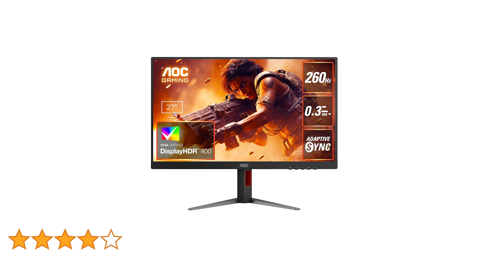 AOC 240Hz対応 27インチ ゲーミングモニター Amazon.com: AOC C27G2Z 27